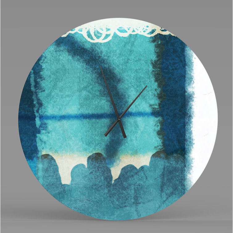 Latitude Run® Metal Wall Clock Wayfair